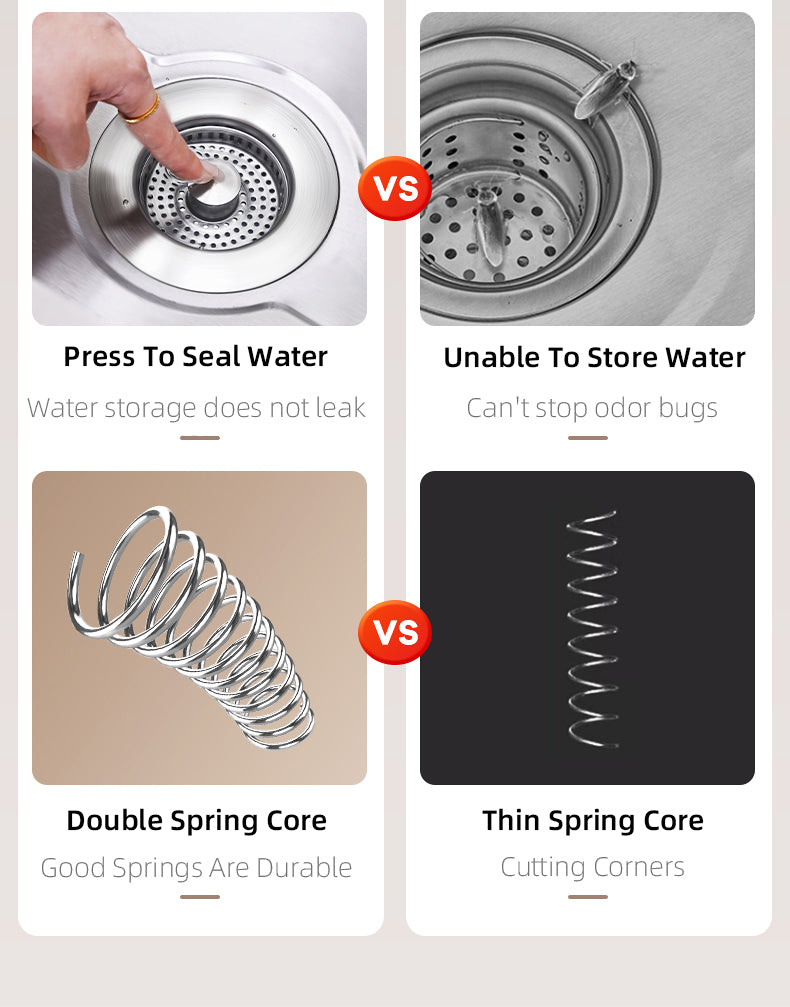 Ultimate Kitchen Sink Strainer & Stopper Solution