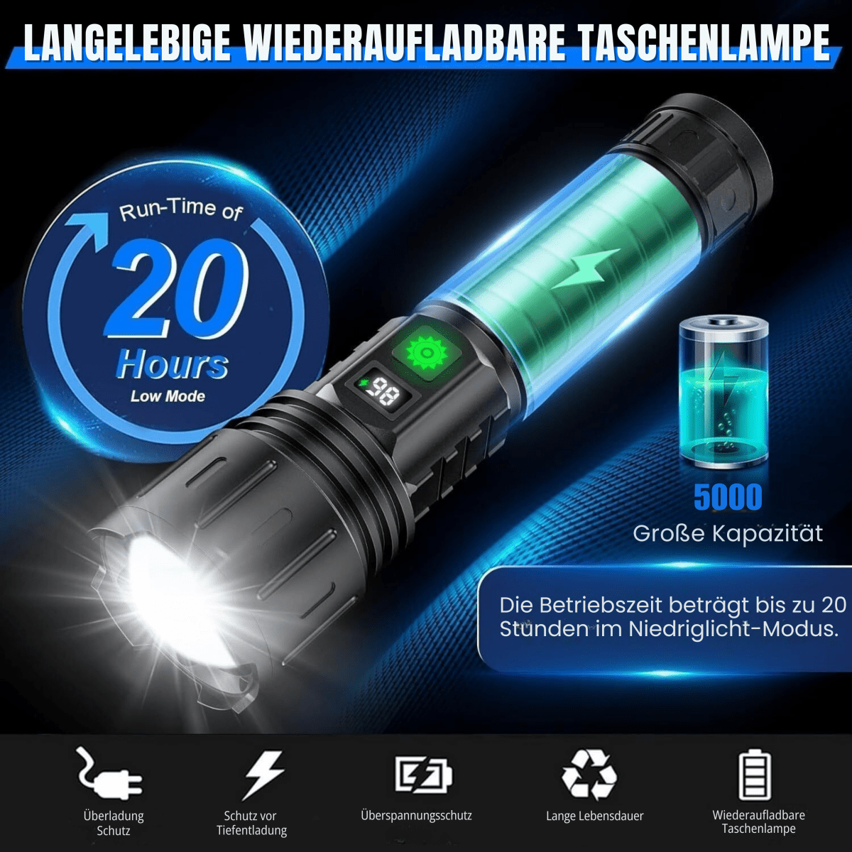 BrilliantBeam Compact Lantern for Daily and Outdoor Use