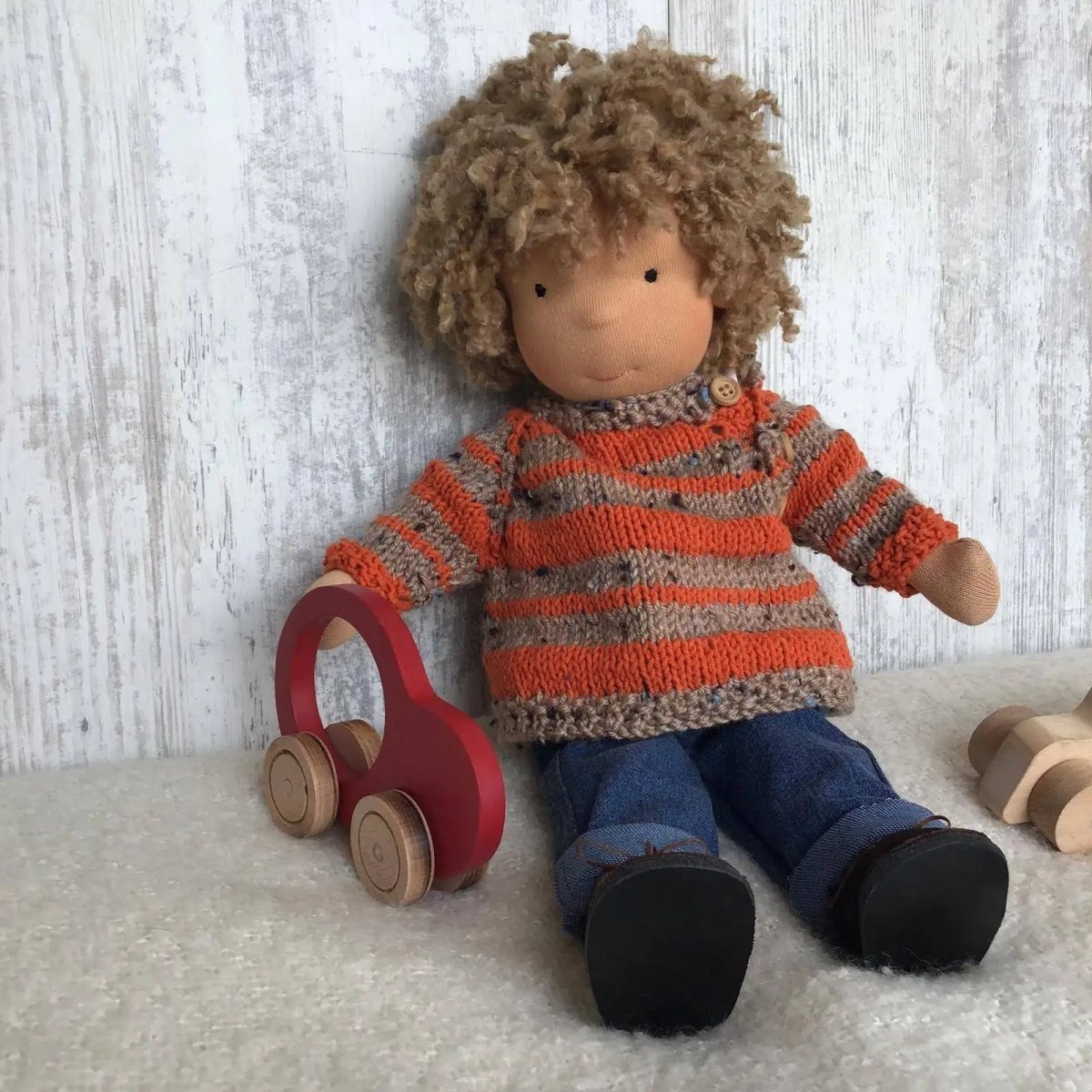 CuddleCraft Handcrafted Cotton Doll with Soft Body for Kids