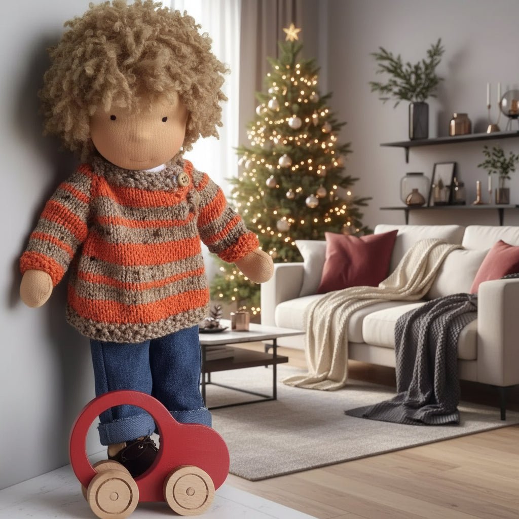 CuddleCraft Handcrafted Cotton Doll with Soft Body for Kids