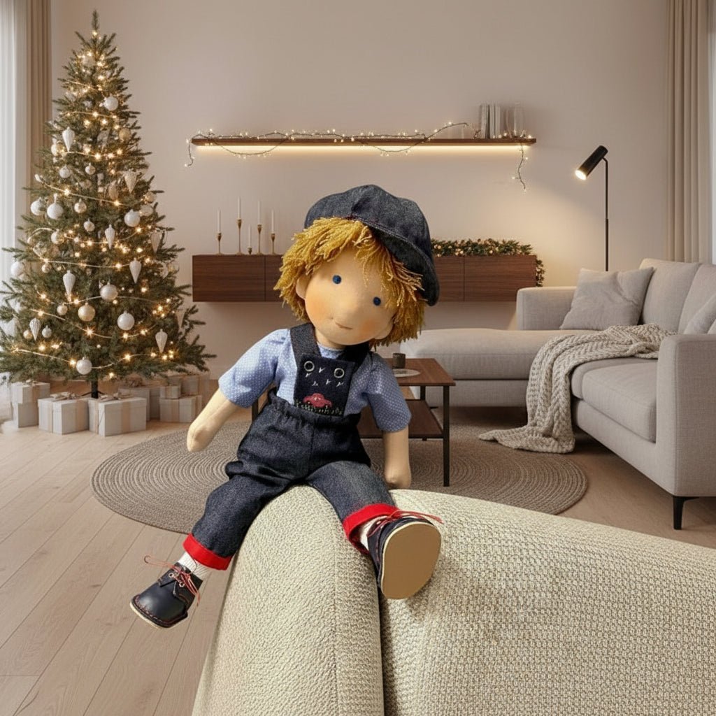CuddleCraft Handcrafted Cotton Doll with Soft Body for Kids