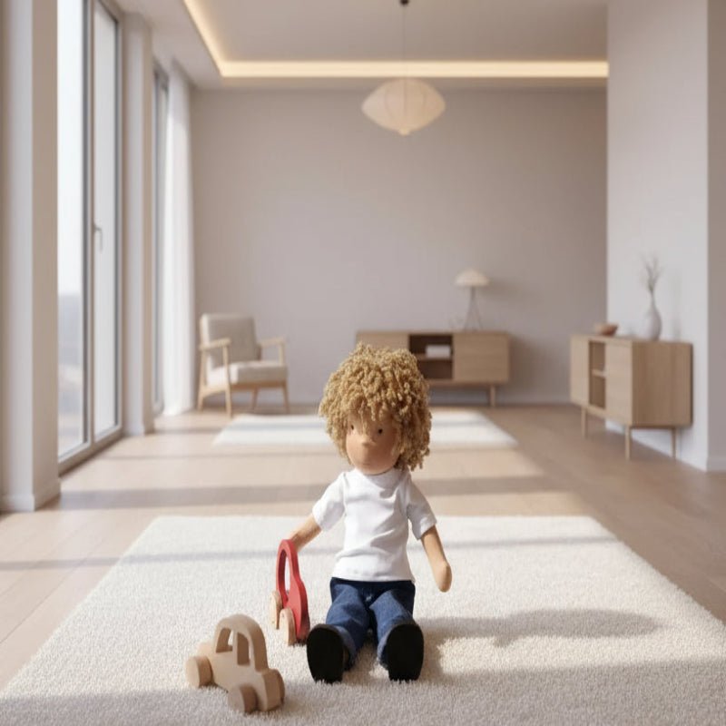 CuddleCraft Handcrafted Cotton Doll with Soft Body for Kids