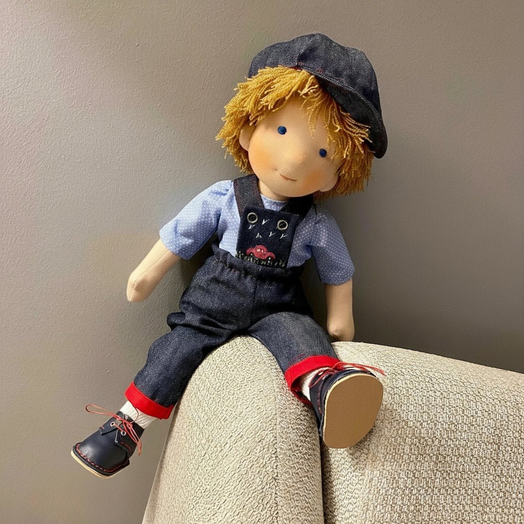 CuddleCraft Handcrafted Cotton Doll with Soft Body for Kids