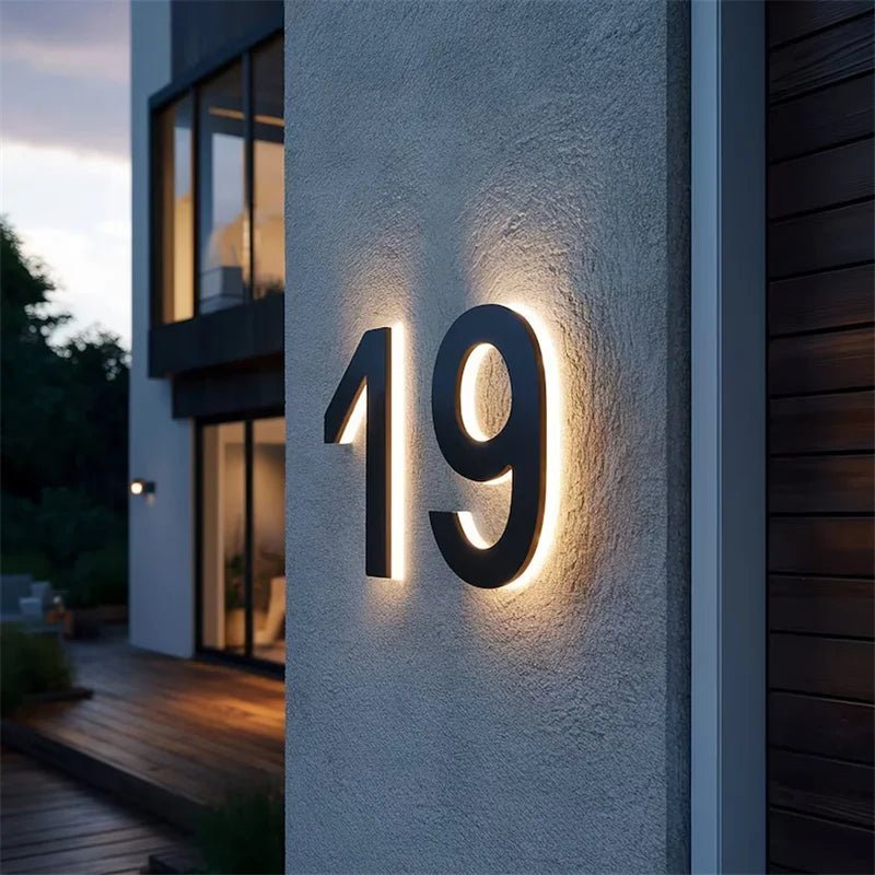 IllumiHome Custom LED Address Sign for Stylish Entrances