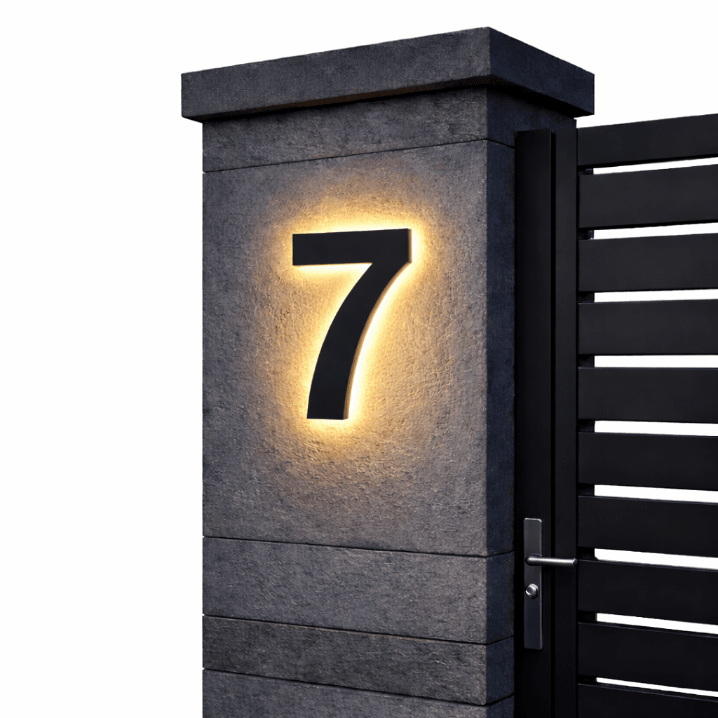 IllumiHome Custom LED Address Sign for Stylish Entrances