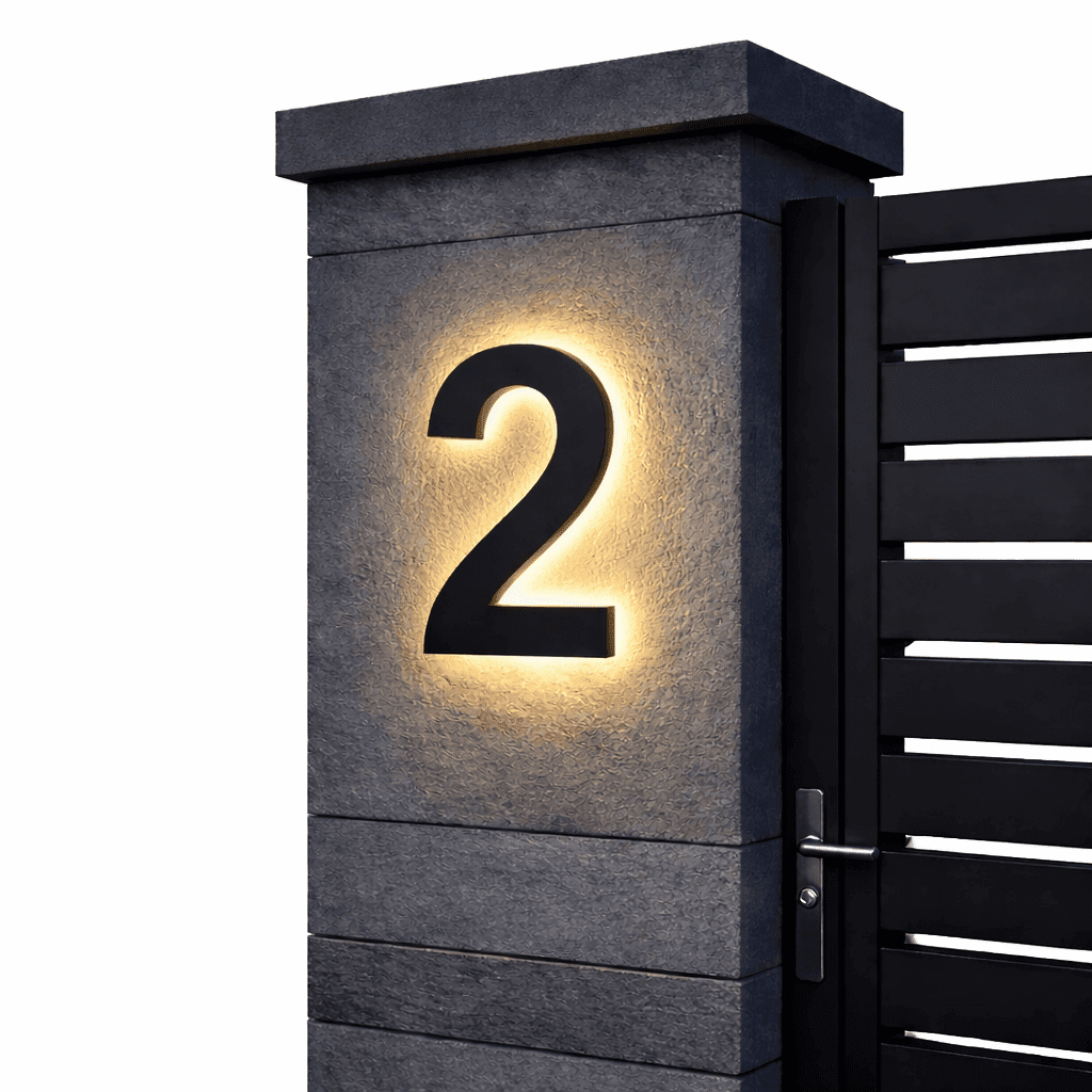 IllumiHome Custom LED Address Sign for Stylish Entrances
