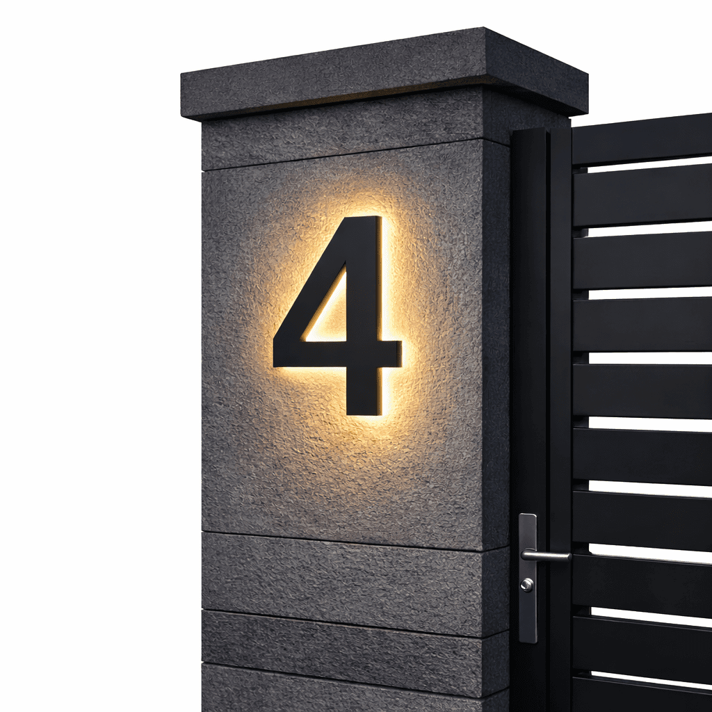 IllumiHome Custom LED Address Sign for Stylish Entrances