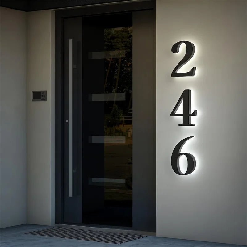 IllumiHome Custom LED Address Sign for Stylish Entrances