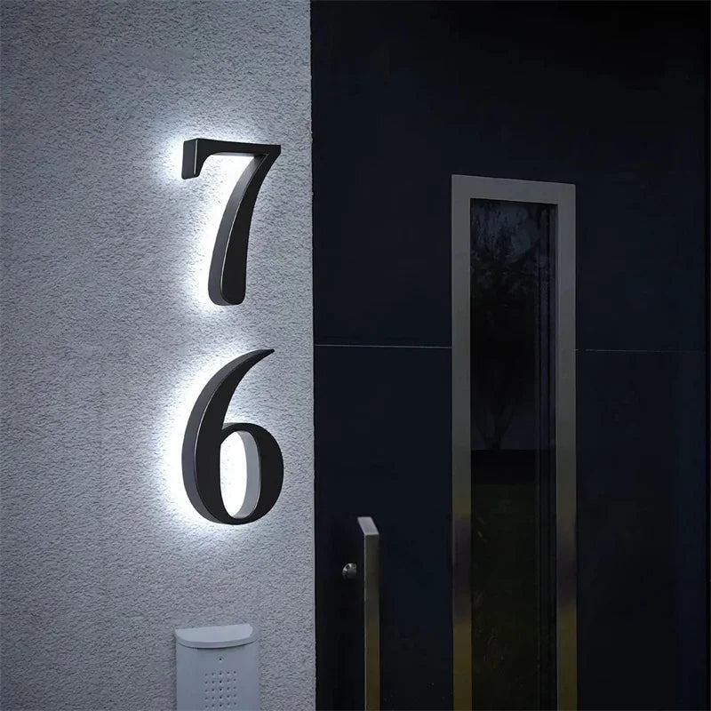 IllumiHome Custom LED Address Sign for Stylish Entrances