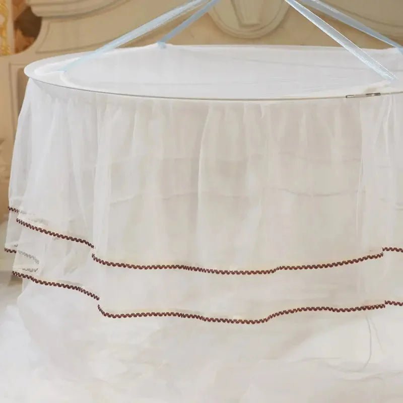 Enchanted Canopy Mosquito Net with Glowing Butterfly Accents