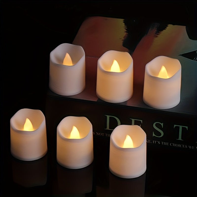 GlowSafe LED Tealights for a Cozy, Flame-Free Atmosphere