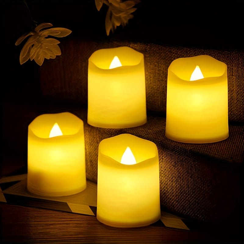 GlowSafe LED Tealights for a Cozy, Flame-Free Atmosphere