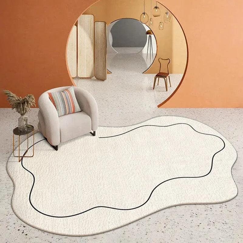 DreamyCloud Plush Area Rug with Soft Cloud Design for Cozy Spaces