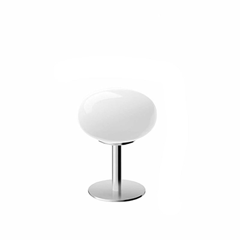 Luna Glow Elegant Glass Table Lamp with Adjustable LED Light