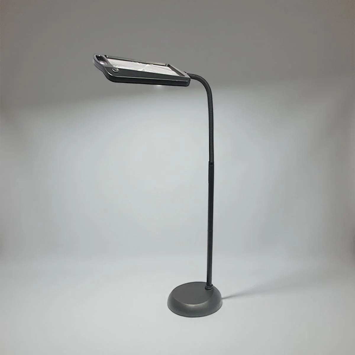 Versatile LED Floor Lamp with Magnifier for Crafts and Reading