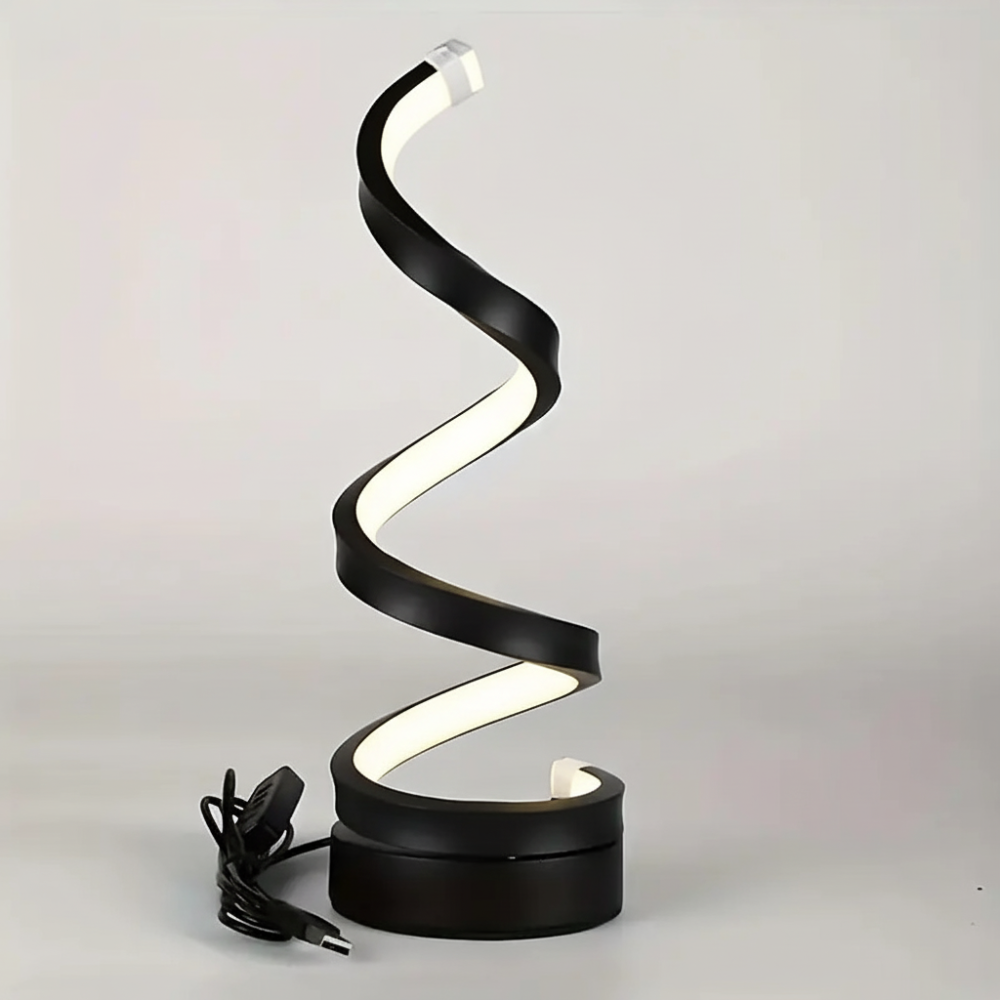 Elegant Spiral LED Desk Lamp for Modern Spaces