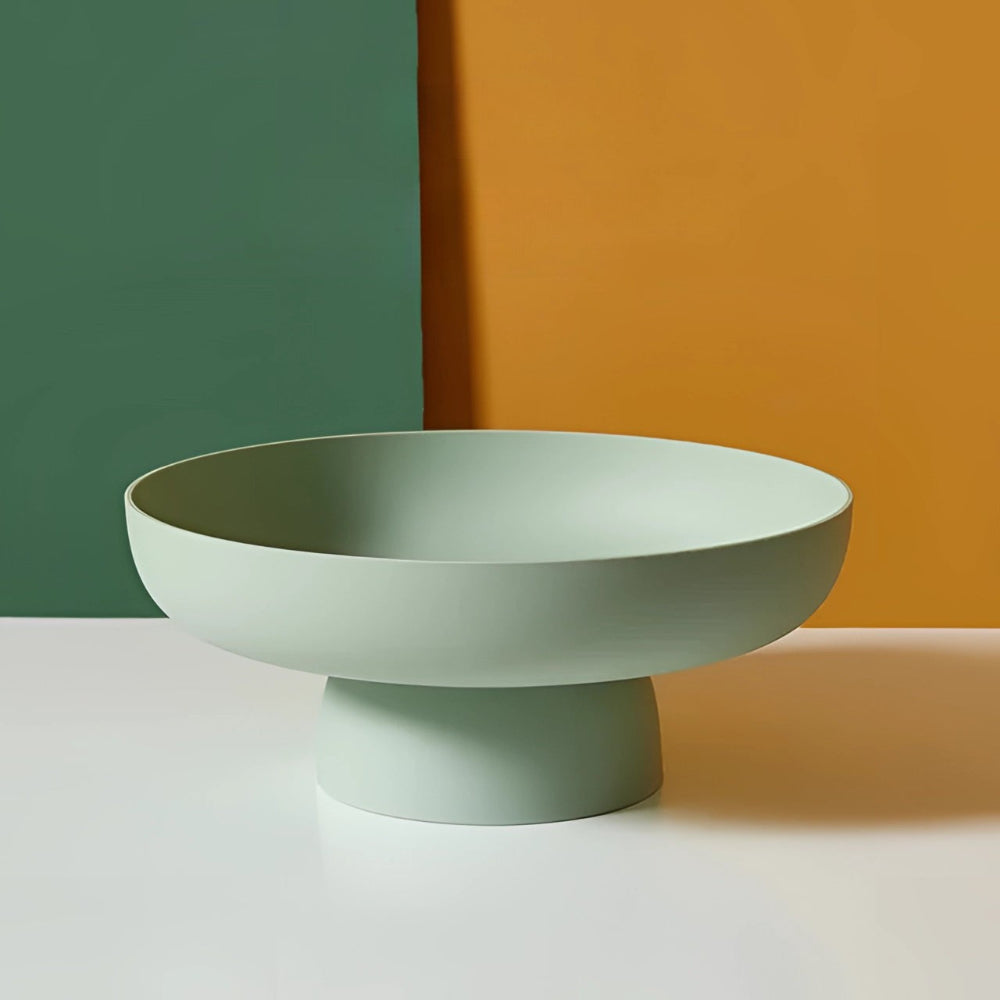 Charming Ceramic Fruit Display Bowl on Elevated Stand