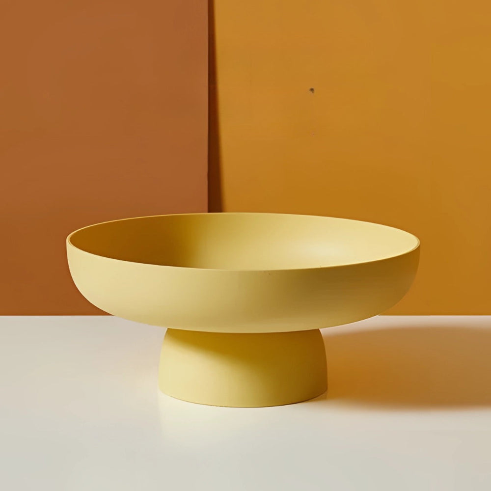 Charming Ceramic Fruit Display Bowl on Elevated Stand