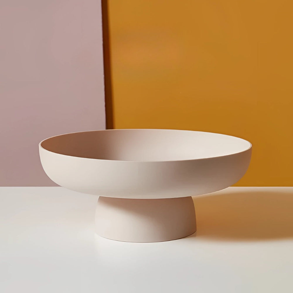 Charming Ceramic Fruit Display Bowl on Elevated Stand