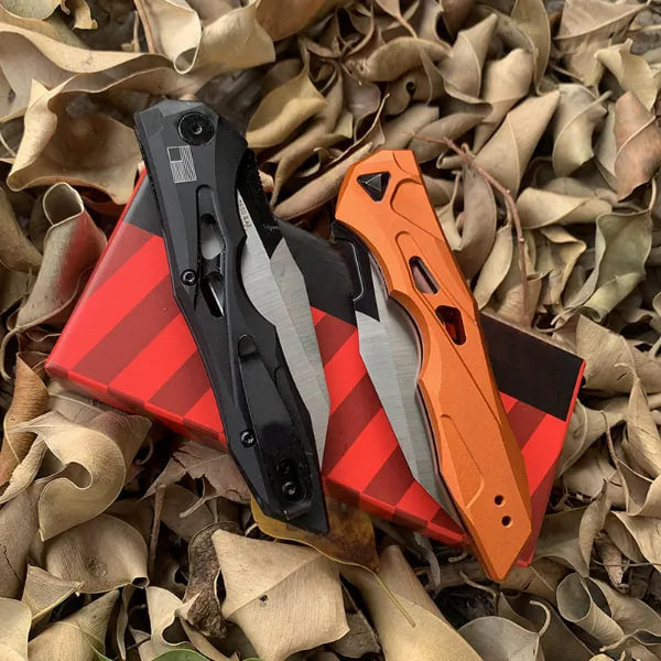 Compact Outdoor Utility Tool with Wharncliffe Blade and Swift Fold Design