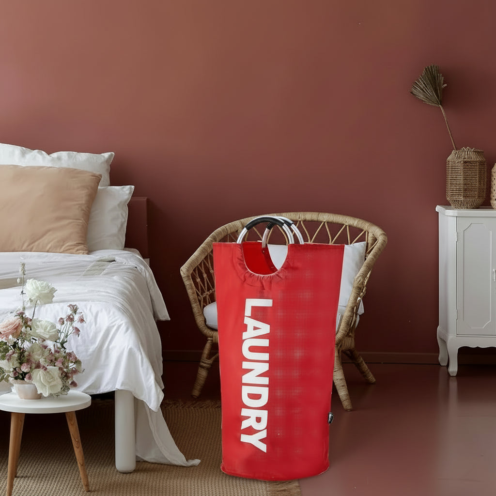 Spacious Waterproof Laundry Basket with Easy Carry Handles