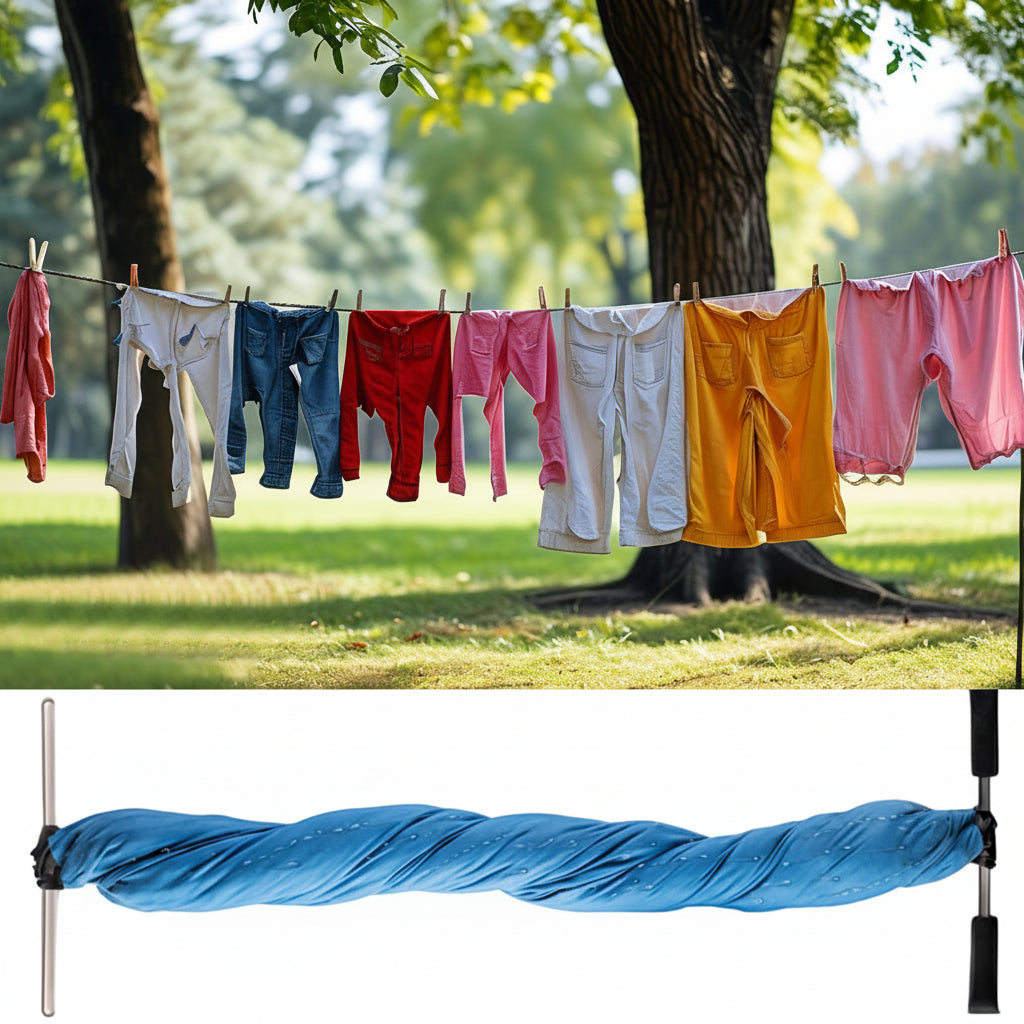 Effortless Portable Laundry Spinner for Quick Drying