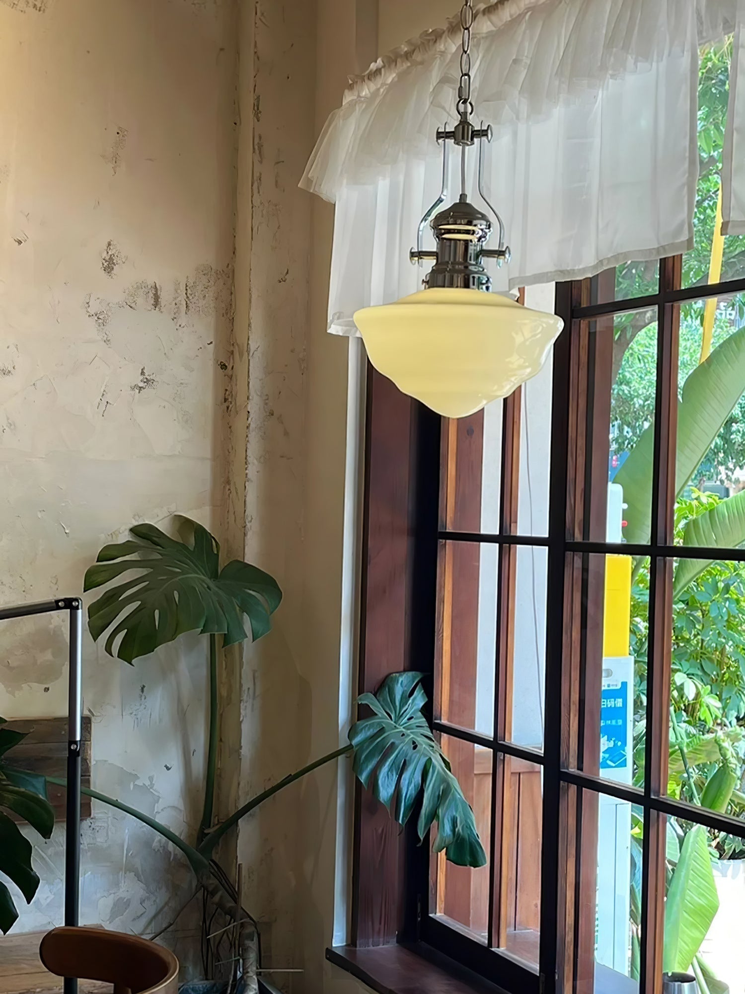 Rustic Charm Pendant Light with Artisan Glass Shades