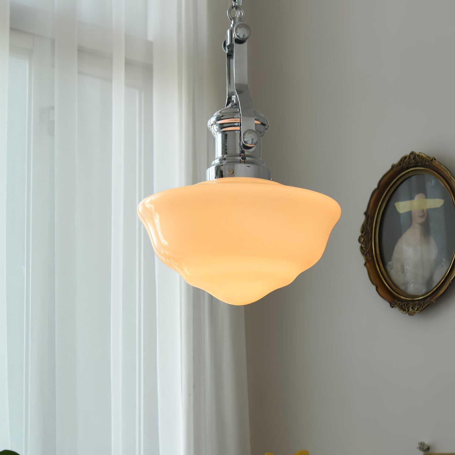 Rustic Charm Pendant Light with Artisan Glass Shades