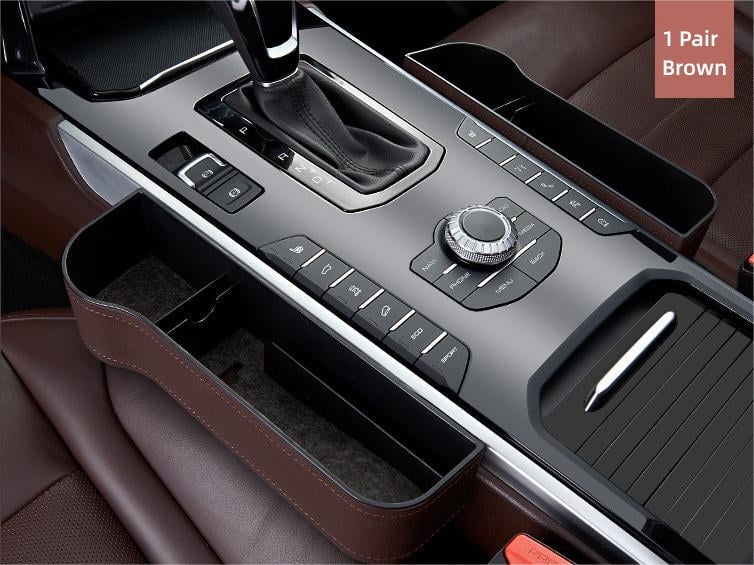 Multifunctional Car Seat Organizer with Cup Holder for Added Storage