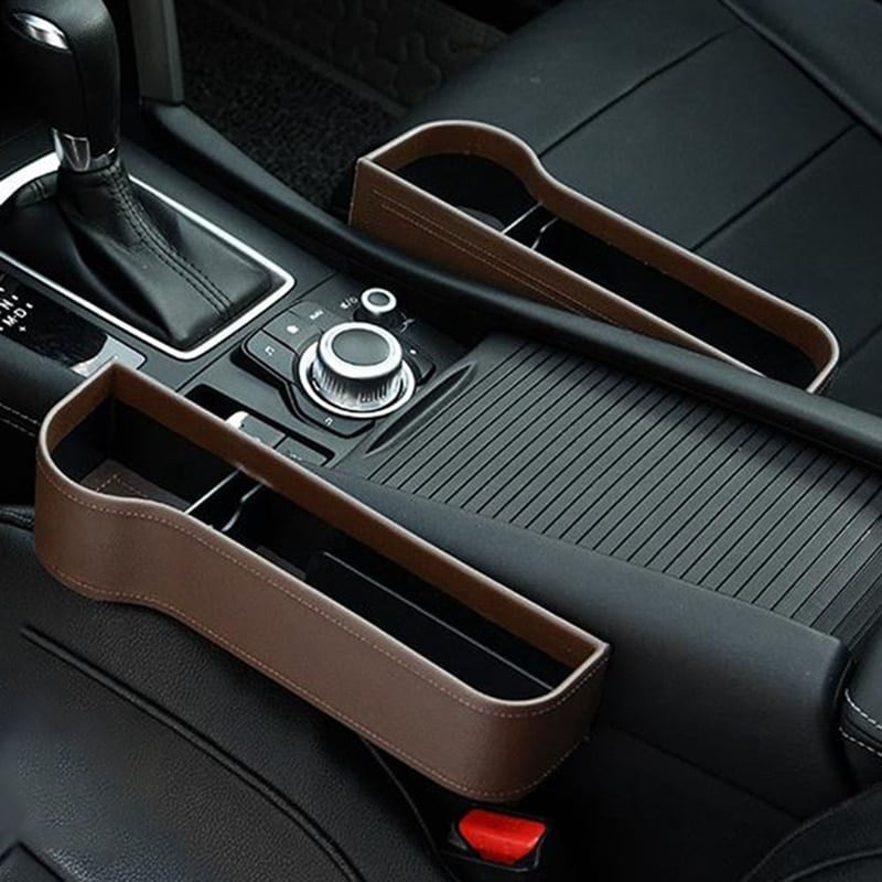 Multifunctional Car Seat Organizer with Cup Holder for Added Storage