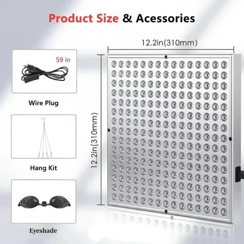 RadiantEase Infrared Light Therapy Panel for Skin and Relaxation