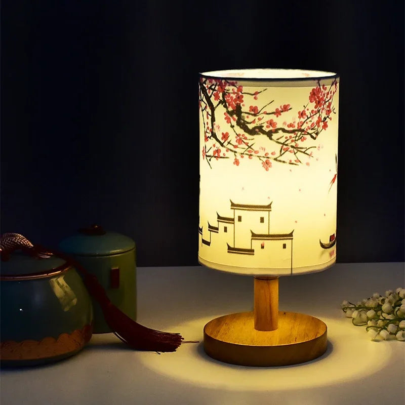 Serene Glow Minimalist Table Lamp with Gentle LED Light
