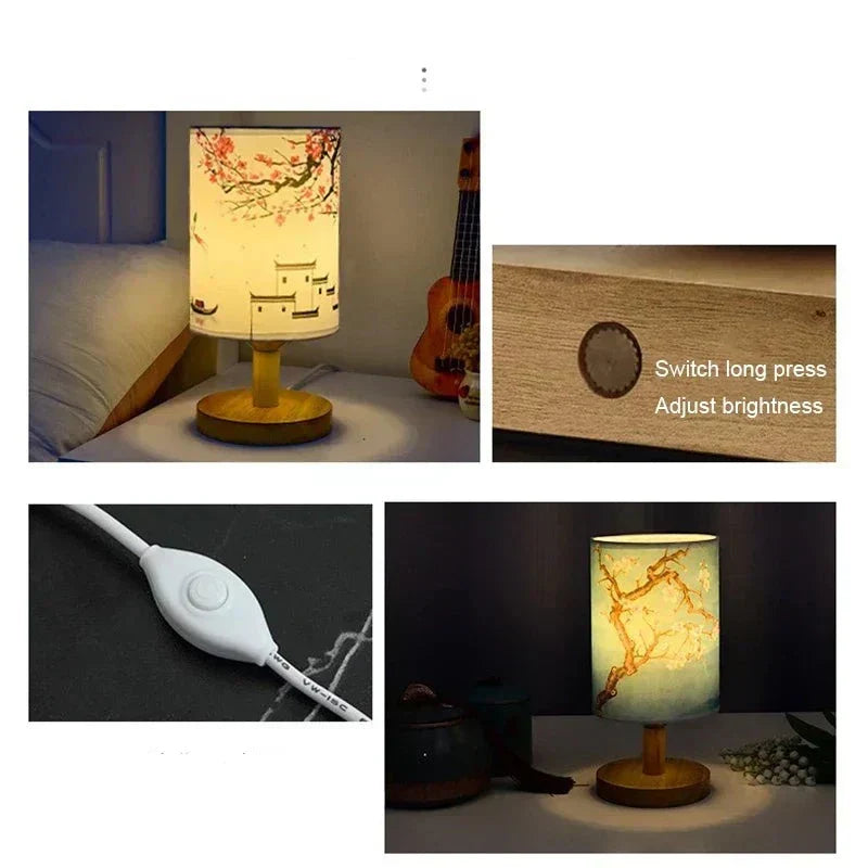 Serene Glow Minimalist Table Lamp with Gentle LED Light