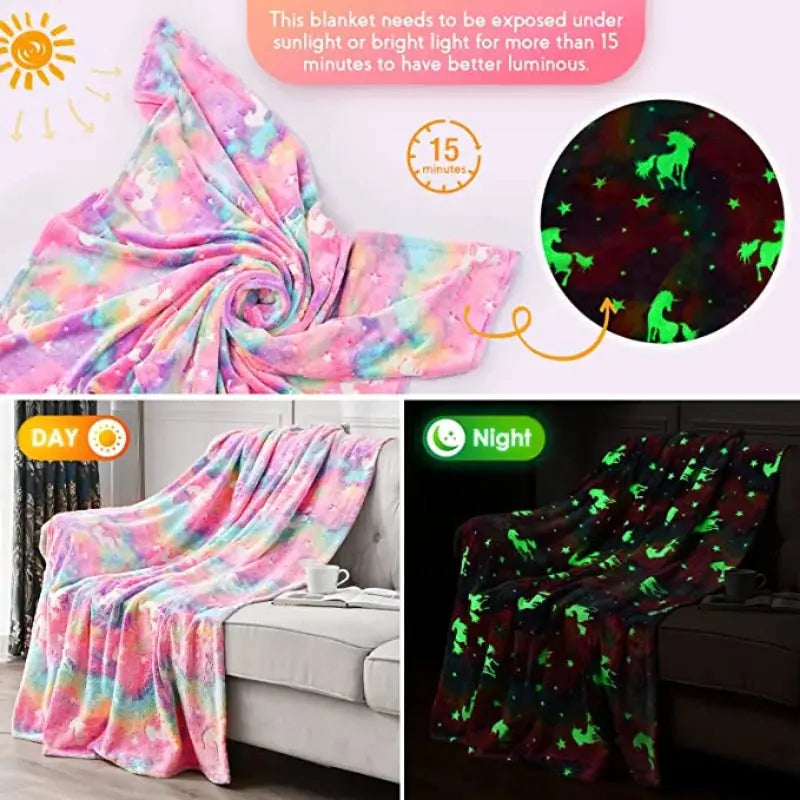 Enchanting Glow Blanket for Cozy Comfort