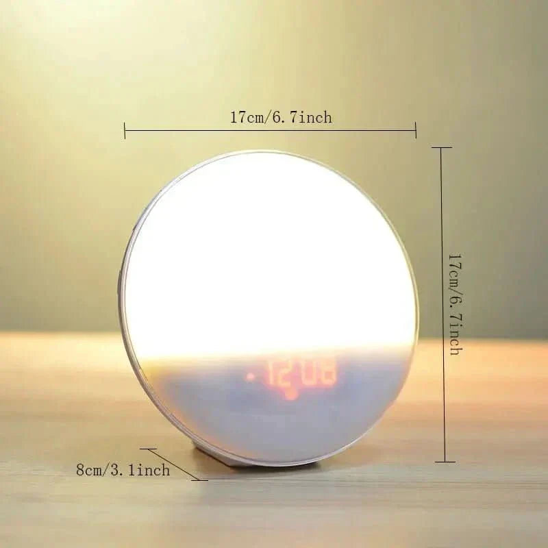DawnHarmony Wake-Up Light with Nature Sounds