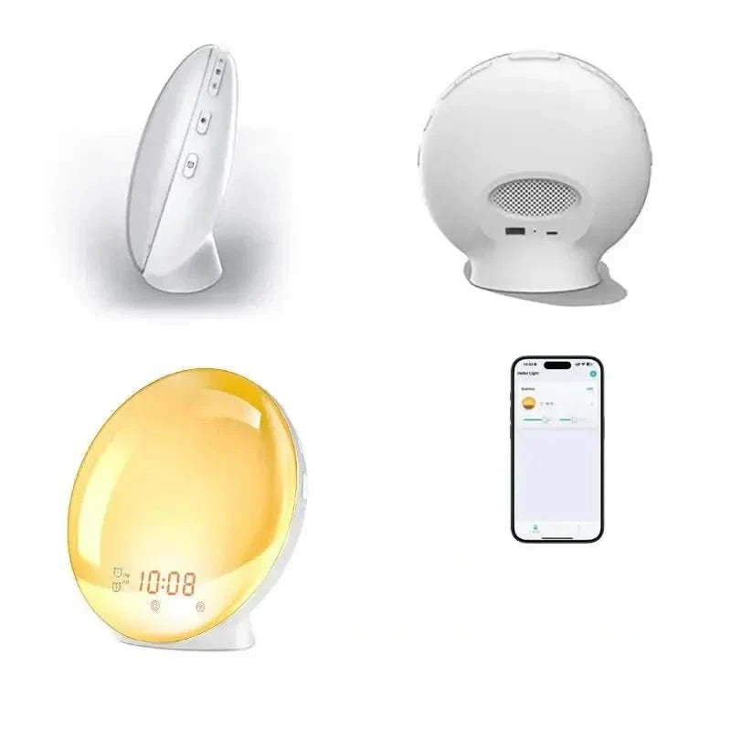 DawnHarmony Wake-Up Light with Nature Sounds
