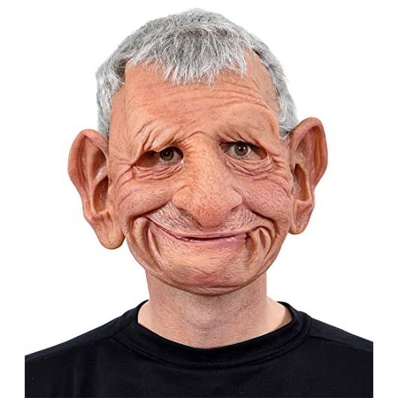 Realistic Old Man Latex Mask for Halloween and Cosplay – Comfortable Fit