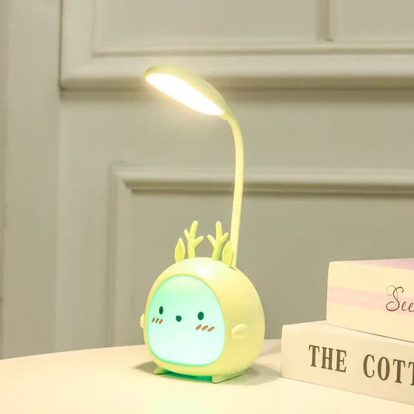 Flexible Neck LED Desk Lamp in Cartoon Design – Soft Light for Comfort