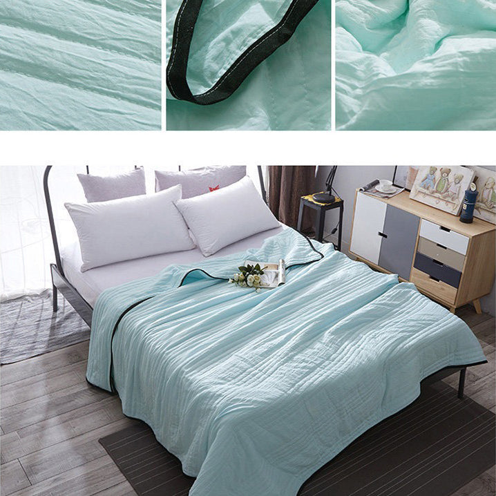 Breathable Silk Cooling Blanket for Comfortable Sleep – Lightweight Design