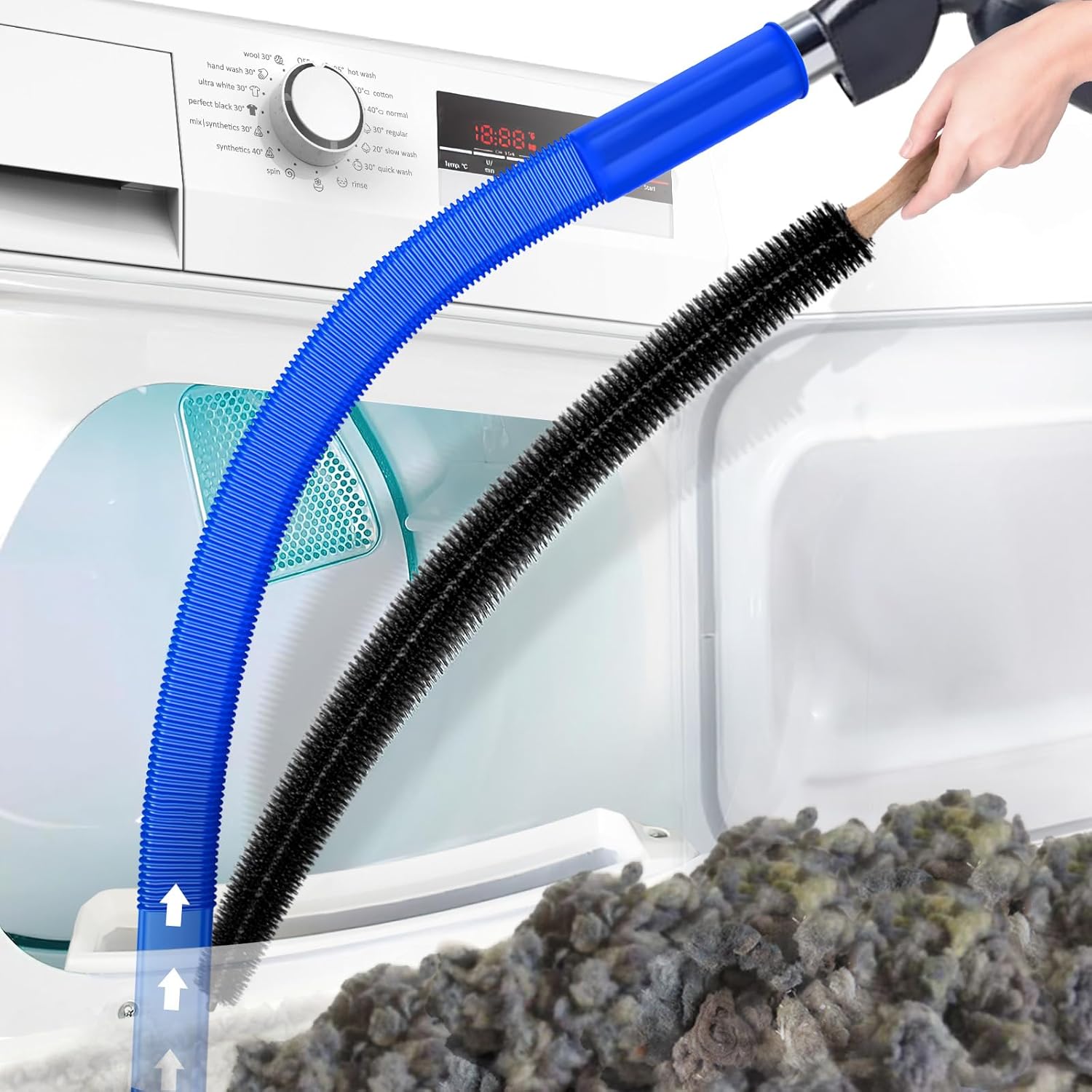 Flexible Dryer Vent Cleaning Tool for Efficient Lint Removal and Performance