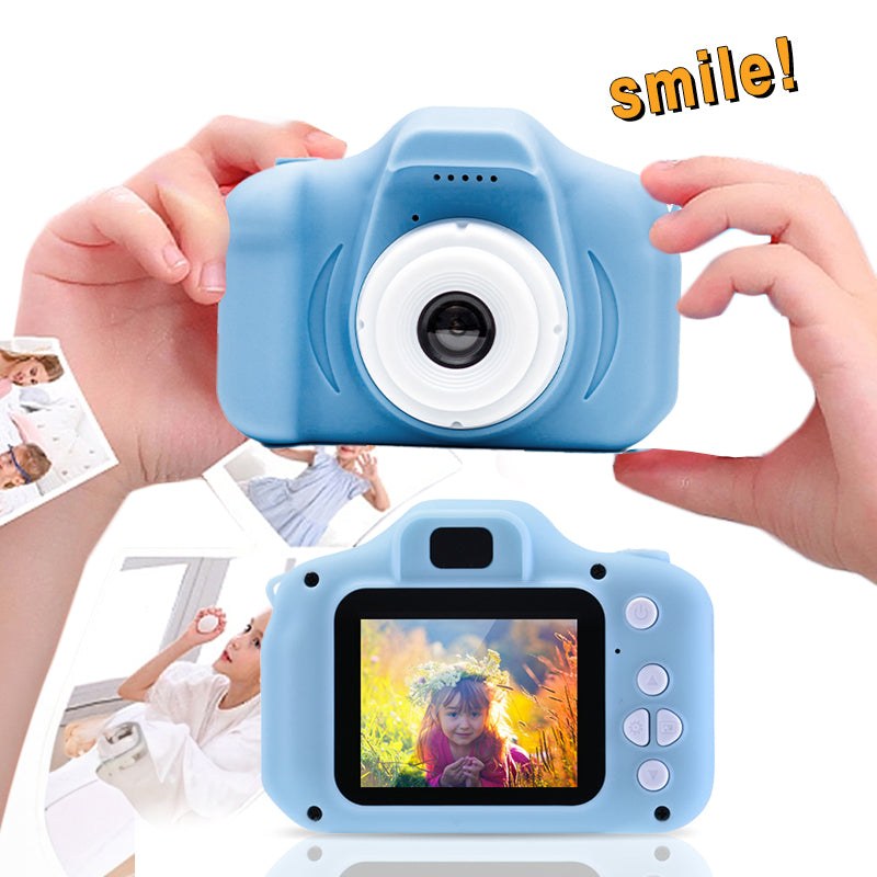 Dual Lens Kids Camera - 12MP, 1080P, Shockproof, 2" IPS Screen, 32GB, 3+ Years