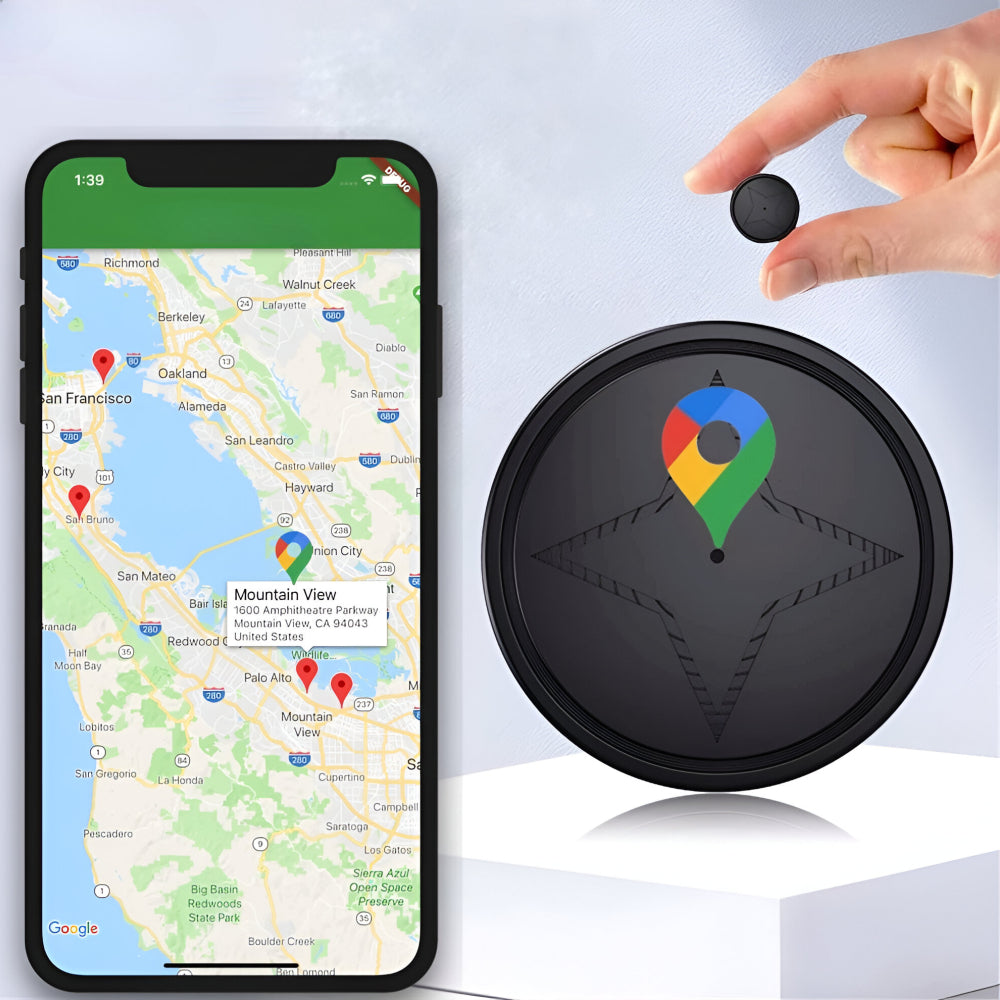 Smart Vehicle Tracker with Magnetic Mount for Easy Use