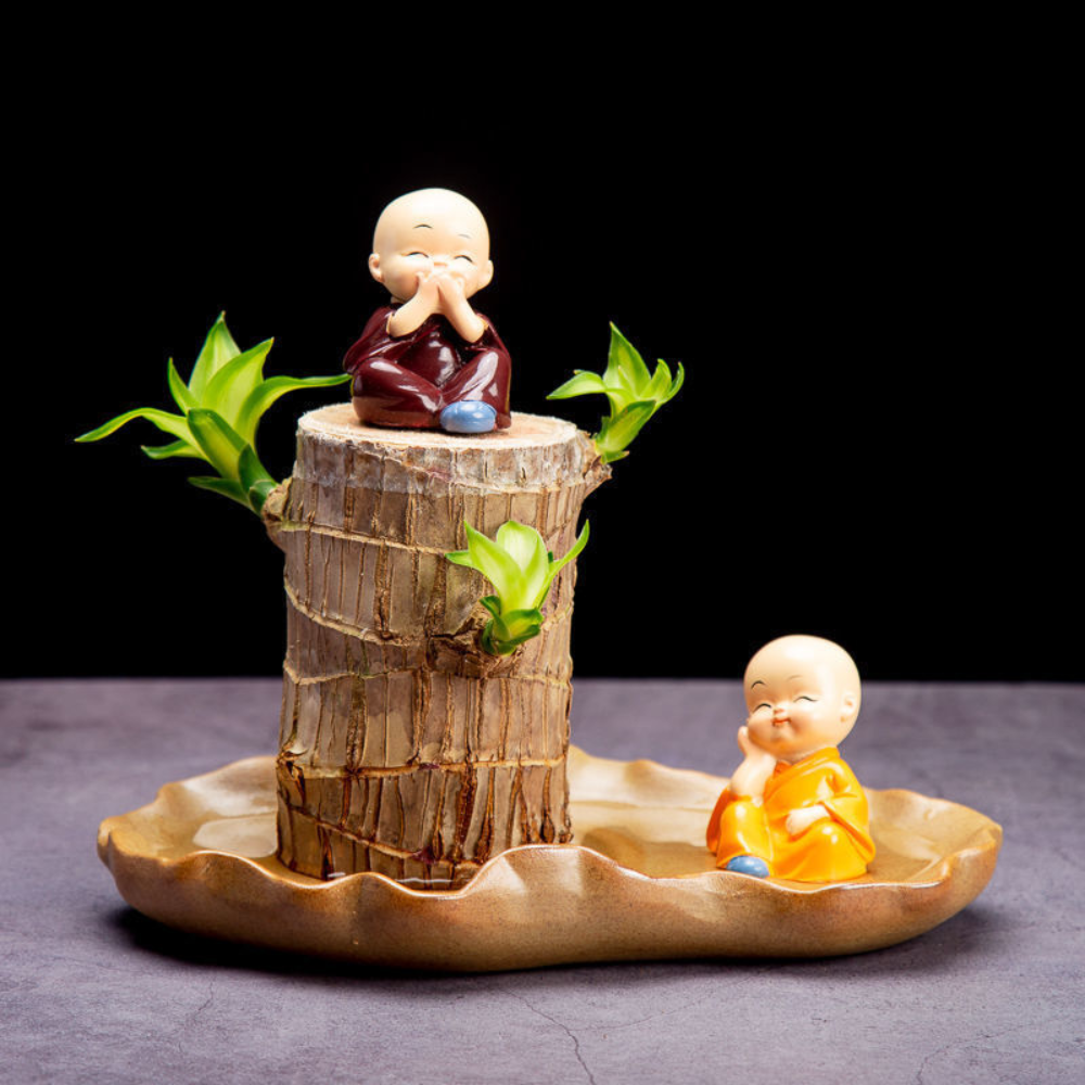 Serenity Green Plant in Elegant Pot for Clean Air