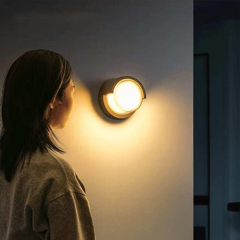 Sleek Outdoor LED Wall Light for Enhanced Safety and Style