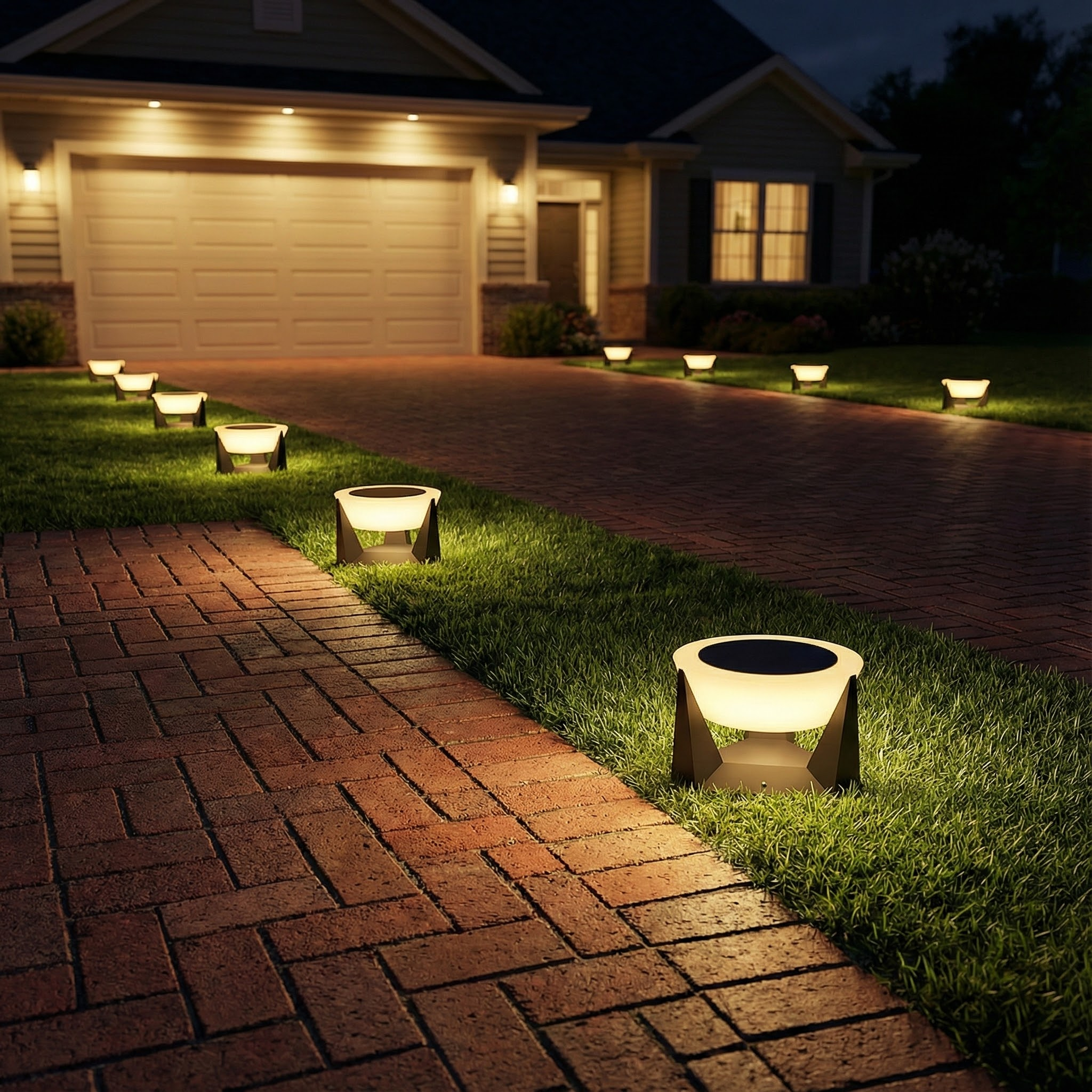 RadiantGlow Sleek Solar Outdoor Accent Light