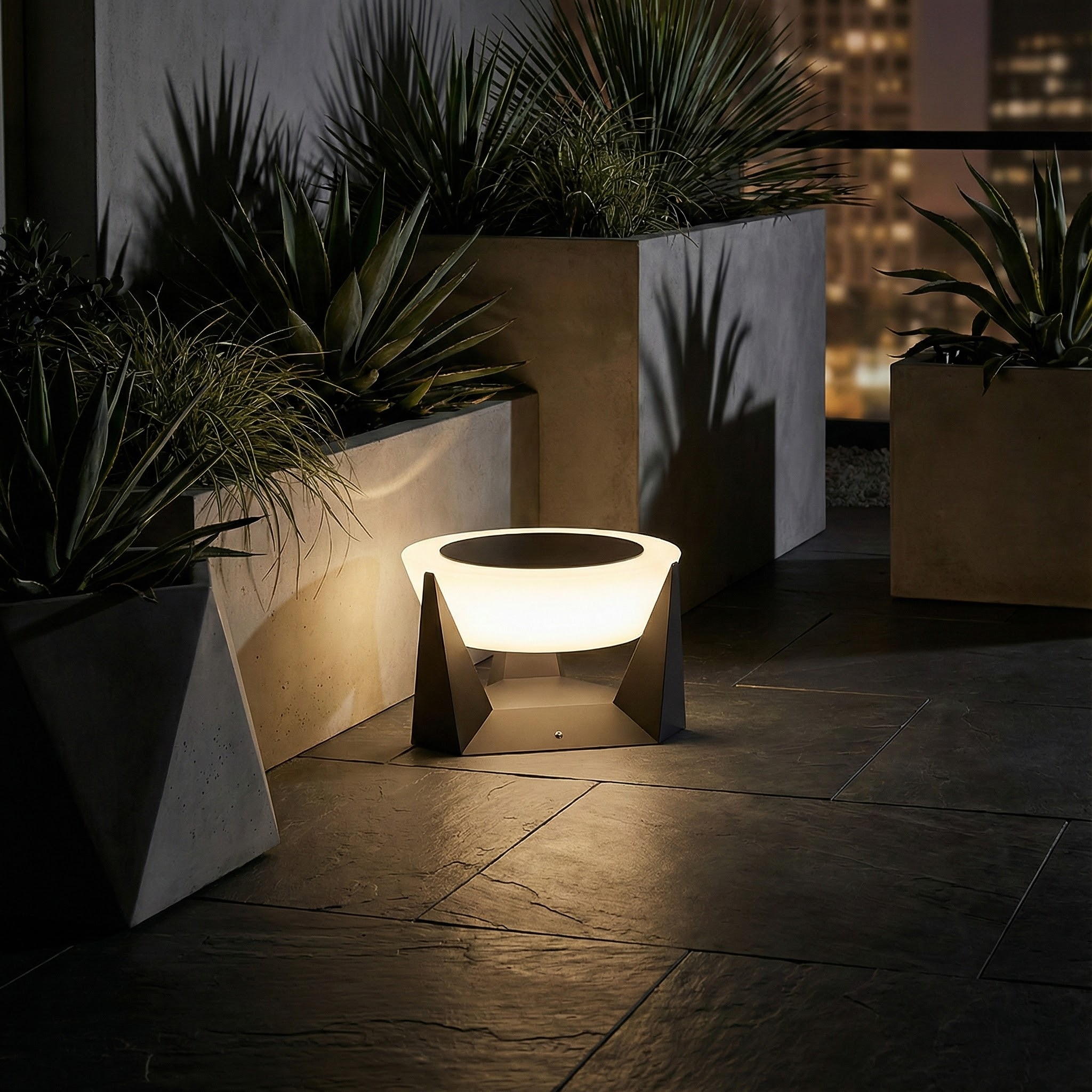 RadiantGlow Sleek Solar Outdoor Accent Light