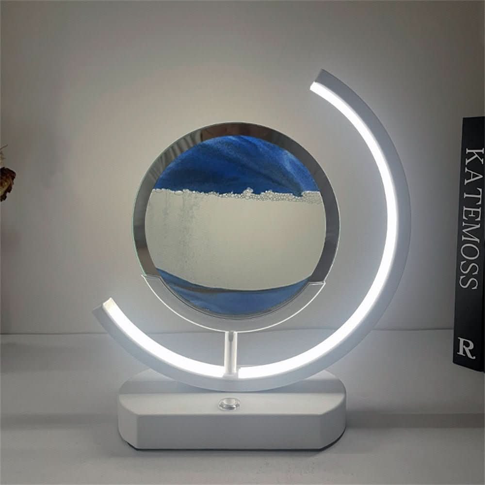Serenity Sands 3D LED Table Lamp with USB Charging for Tranquil Vibes
