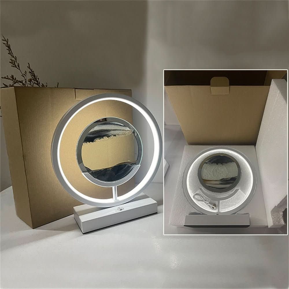 Serenity Sands 3D LED Table Lamp with USB Charging for Tranquil Vibes