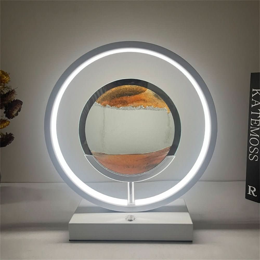 Serenity Sands 3D LED Table Lamp with USB Charging for Tranquil Vibes