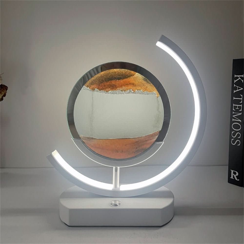 Serenity Sands 3D LED Table Lamp with USB Charging for Tranquil Vibes